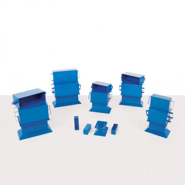 Riffle Box Sample Splitter various models displayed