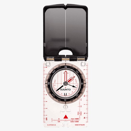 Suunto MC2 Compass Clinometer - Global model with sighting mirror open