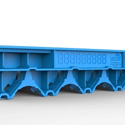 Embossed end labels on each end of the core tray clearly mark data and eliminate user error.