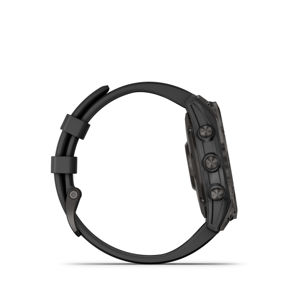 Garmin Fenix 7 Smartwatch - Solar - side view