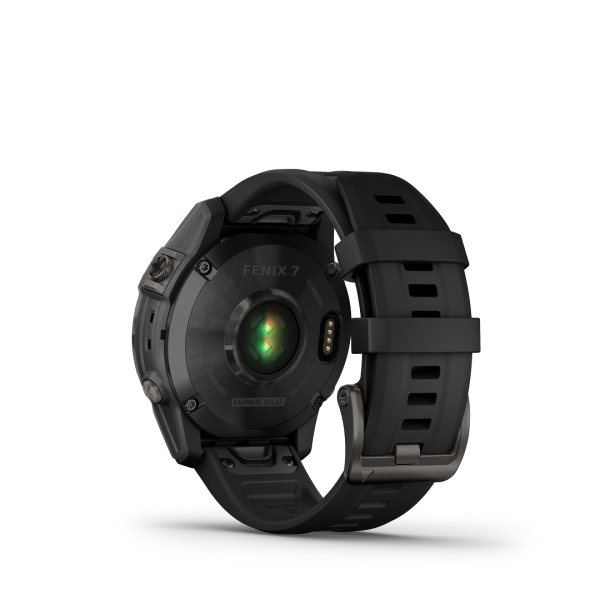 Garmin Fenix 7 Smartwatch - Solar - rear view