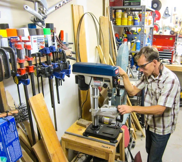 David Heerschap producing components for Brunton compasses