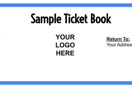 custom printed ticket books