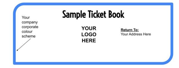 custom printed ticket books