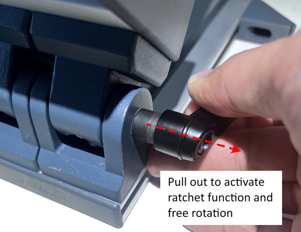 SGEO Core Orientation Device ratchet hinge function