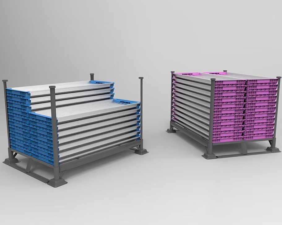 UCP core Tray storage pods showing the different holding capacity of NQ and BQ size core trays.